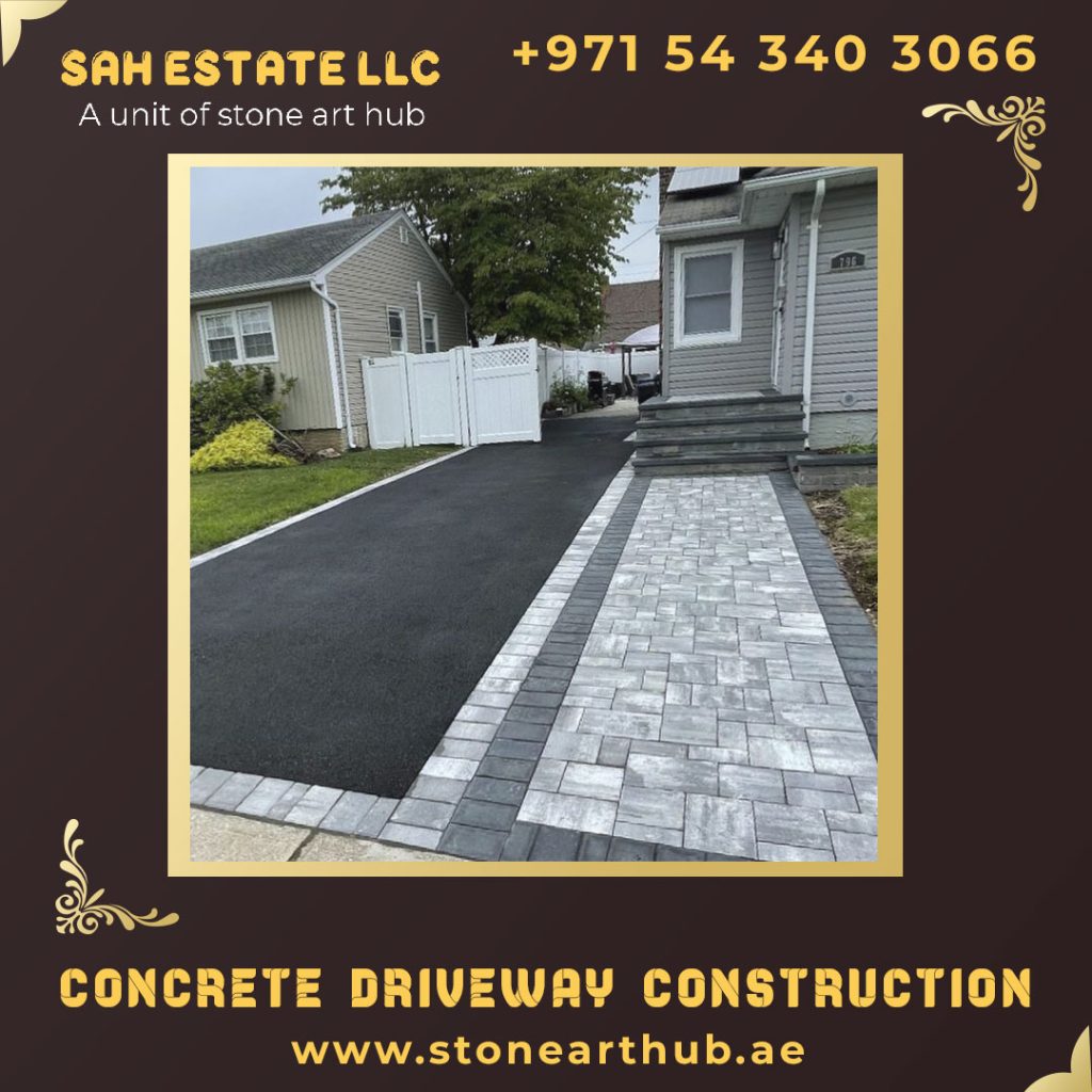 Concrete Driveway Construction in Dubai