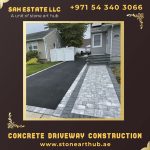 Concrete Driveway Construction in Dubai
