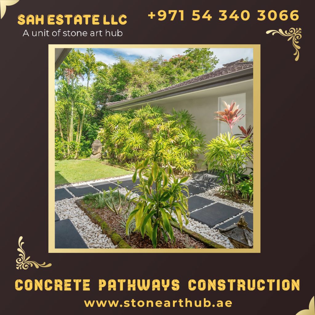 Concrete Pathways Construction in Dubai
