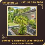 Concrete Pathways Construction in Dubai