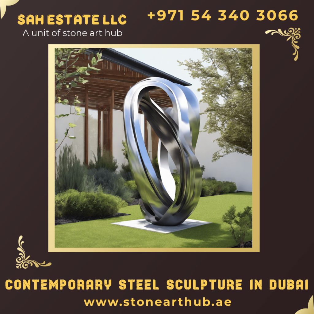 Contemporary Steel Sculpture in Dubai