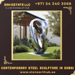 Contemporary Steel Sculpture in Dubai