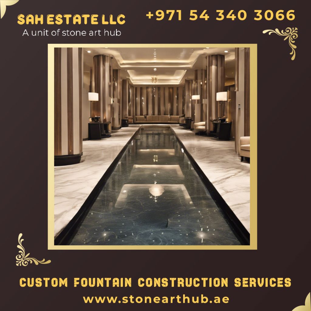 Custom Fountain Construction Services in Dubai