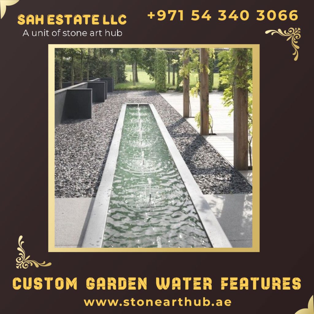 Custom Garden Water Features in Dubai
