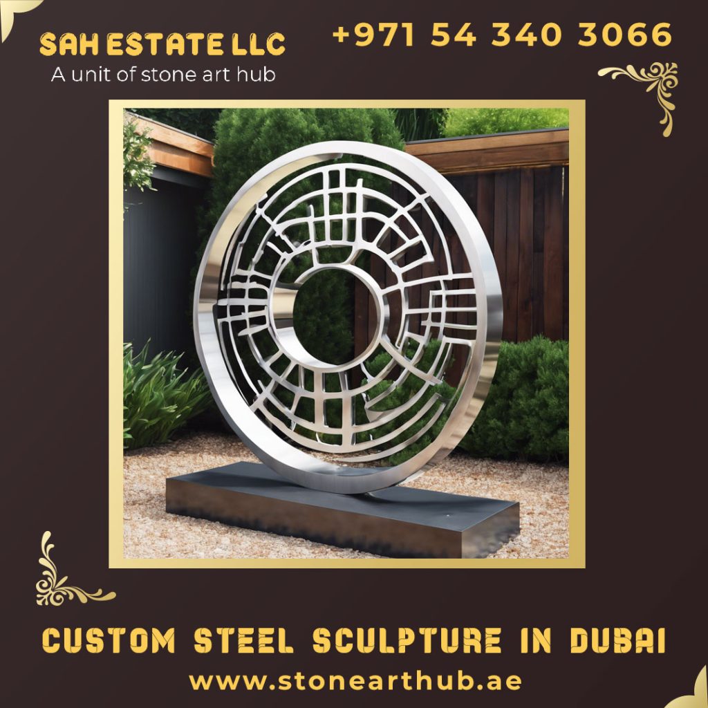 Custom Steel Sculpture in Dubai