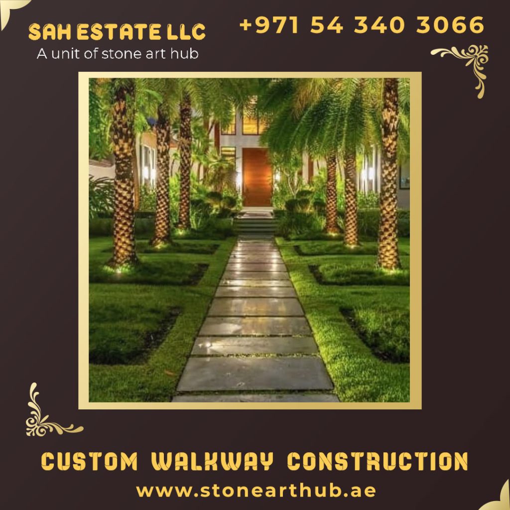 Custom Walkway Construction in Dubai