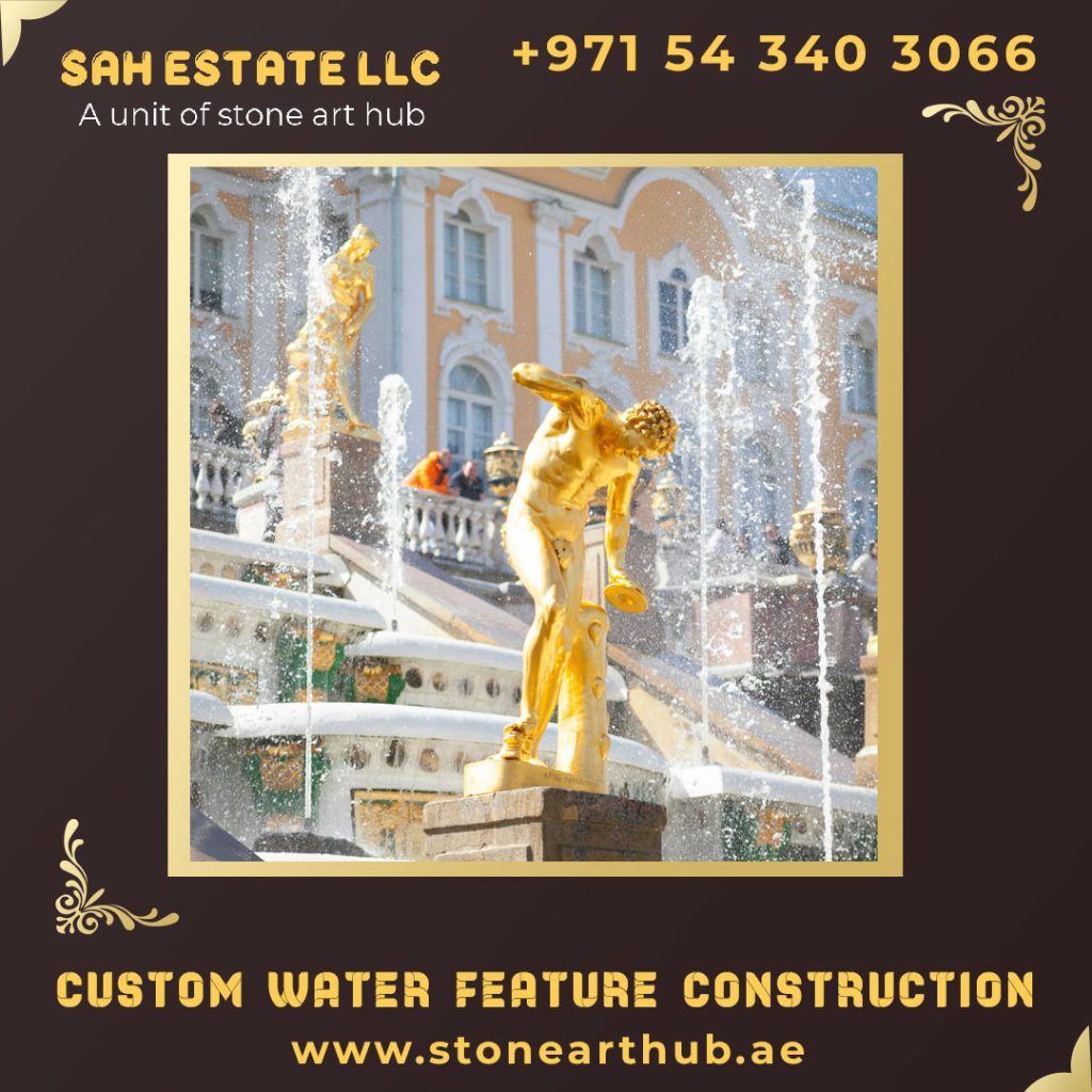 Custom Water Feature Construction in Dubai