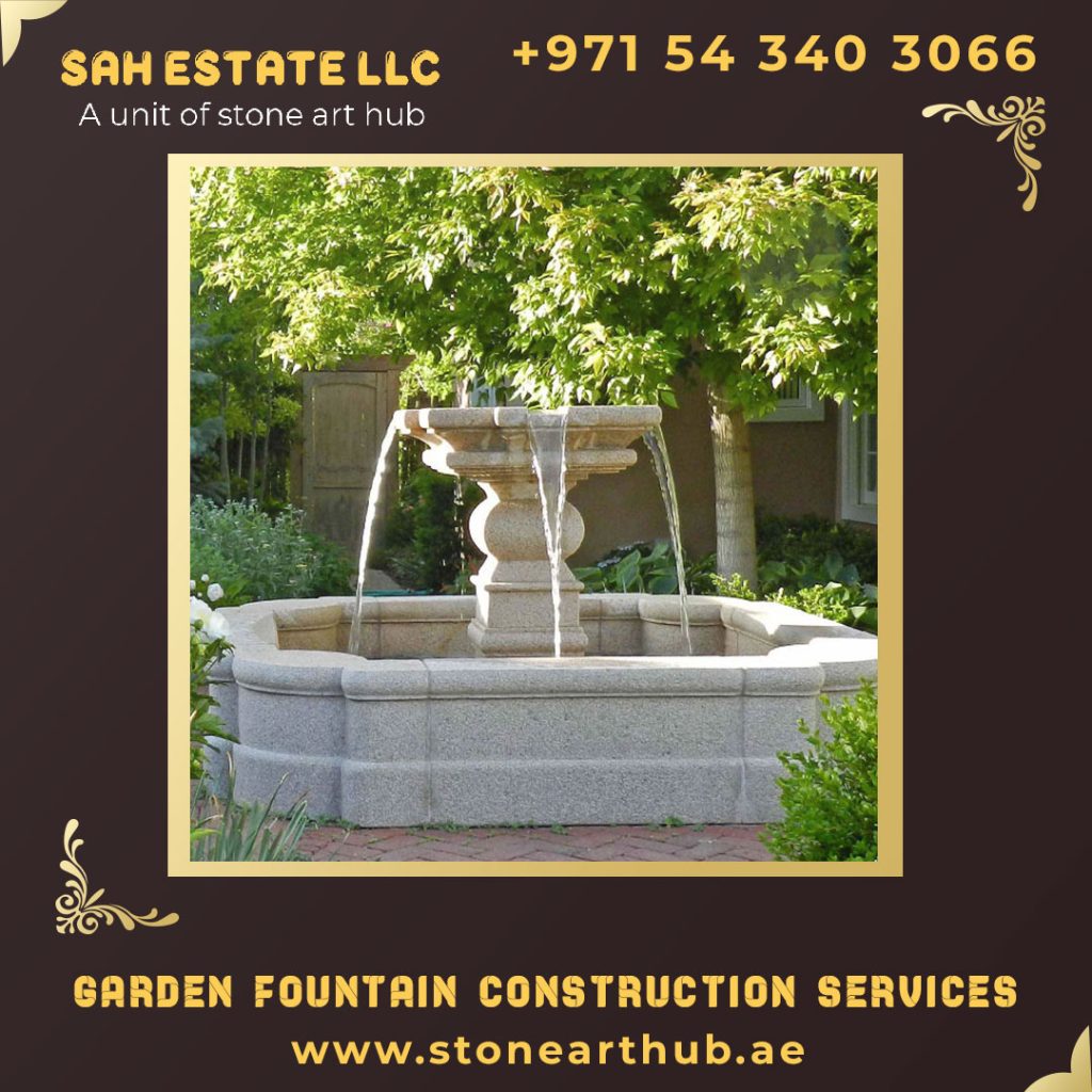 Garden Fountain Construction Services in Dubai