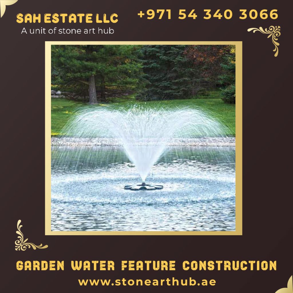 Garden Water Feature Construction in Dubai
