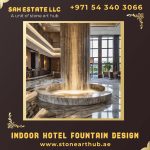 Indoor Hotel Fountain Design in Dubai