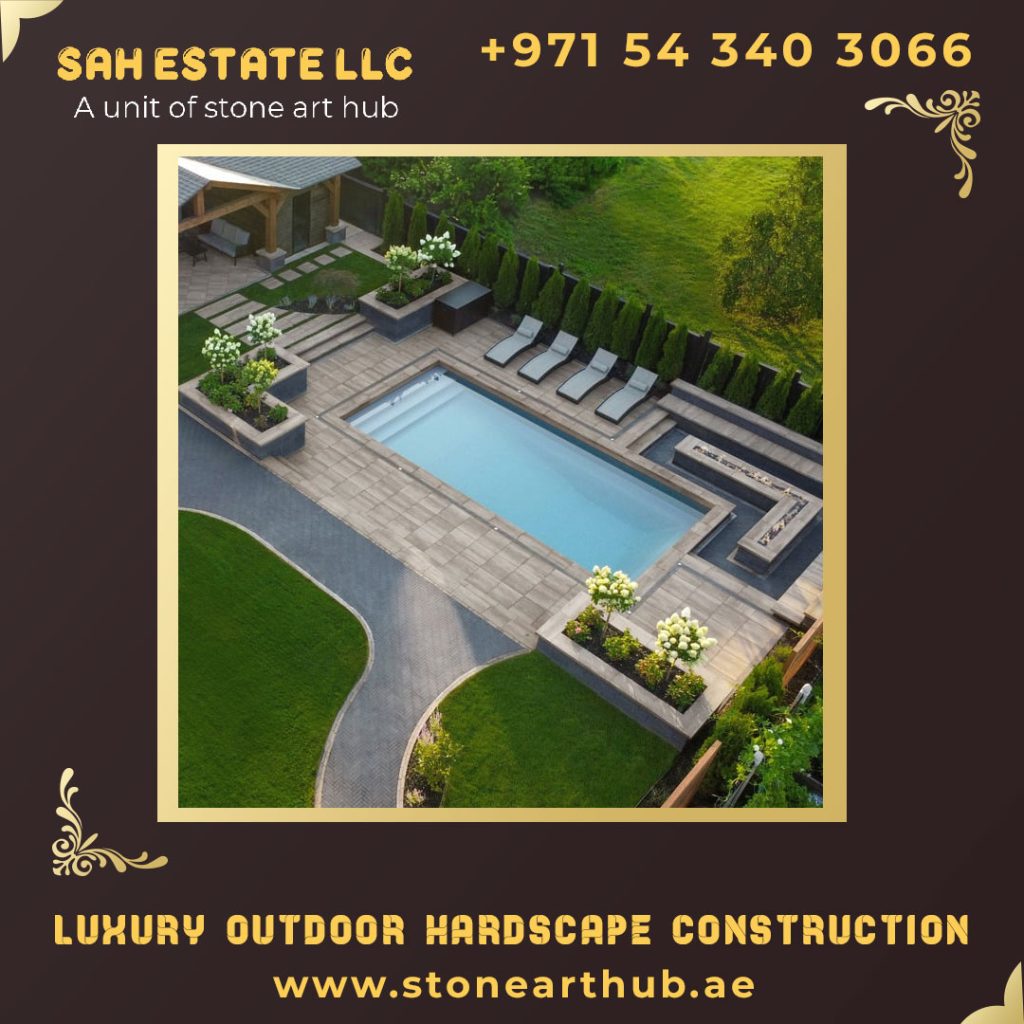 Luxury Outdoor Hardscape Construction in Dubai