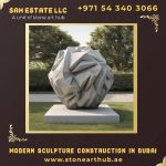 Modern Sculpture Construction in Dubai