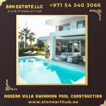 Modern Villa Swimming Pool Construction in Dubai