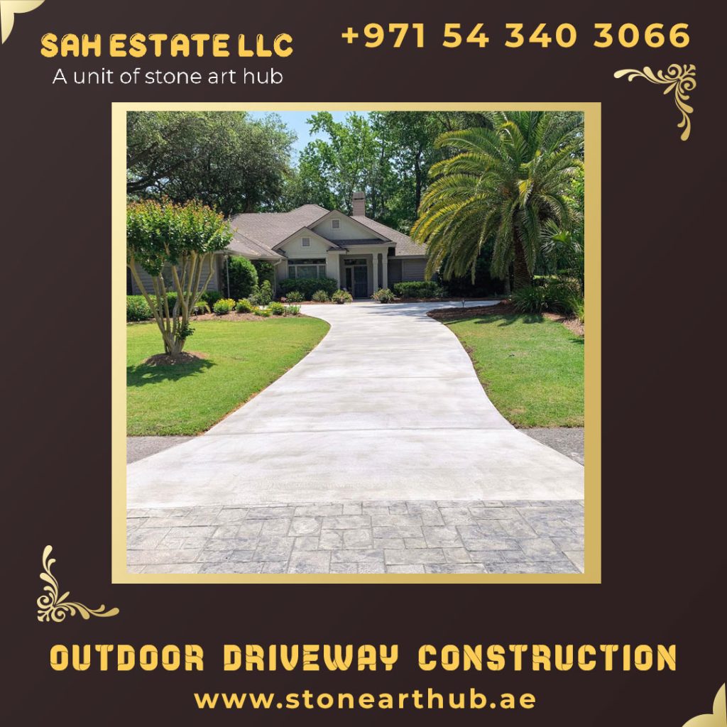 Outdoor Driveway Construction in Dubai