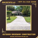 Outdoor Driveway Construction in Dubai