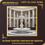 Outdoor Fountain Construction Services in Dubai