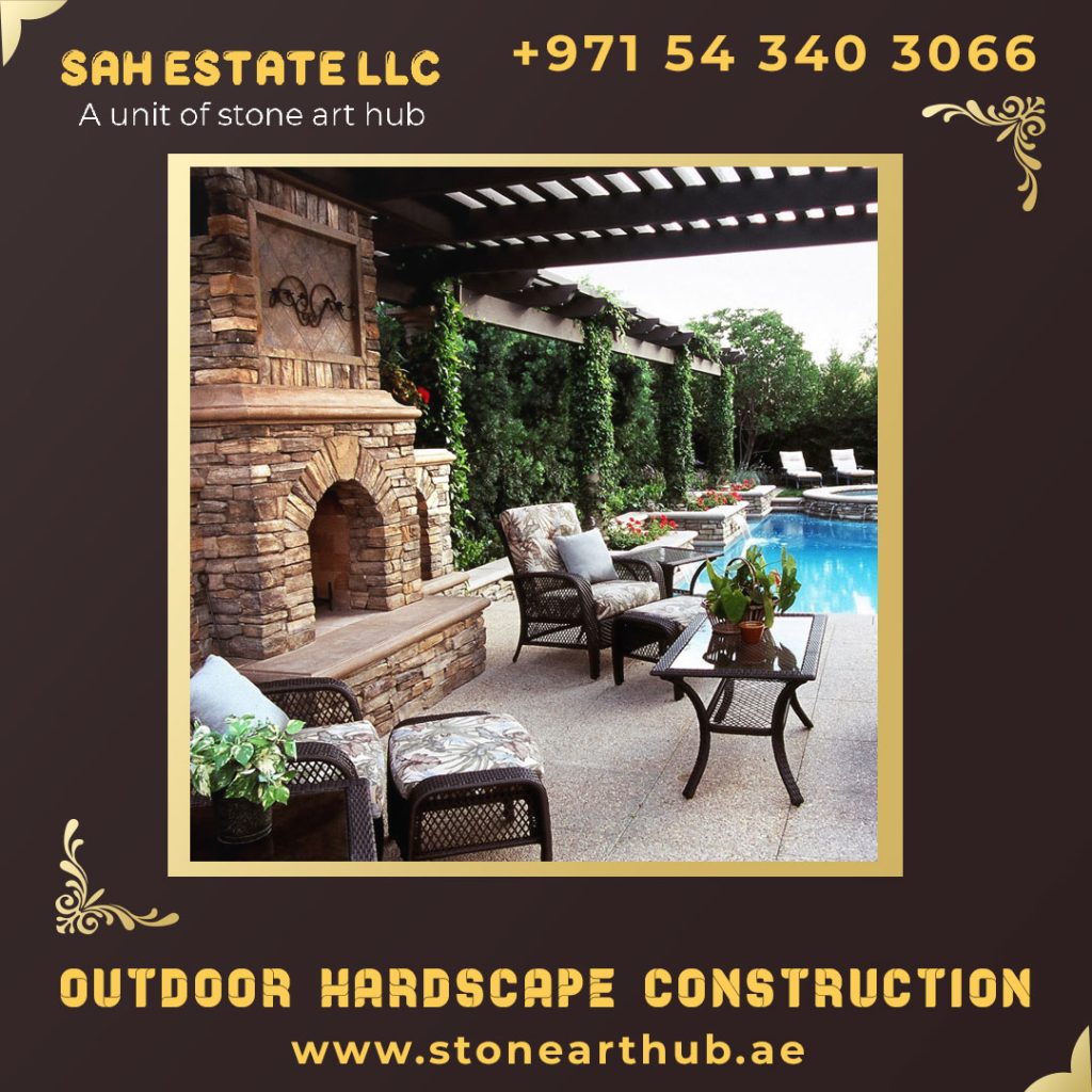 Outdoor Hardscape Construction in Dubai