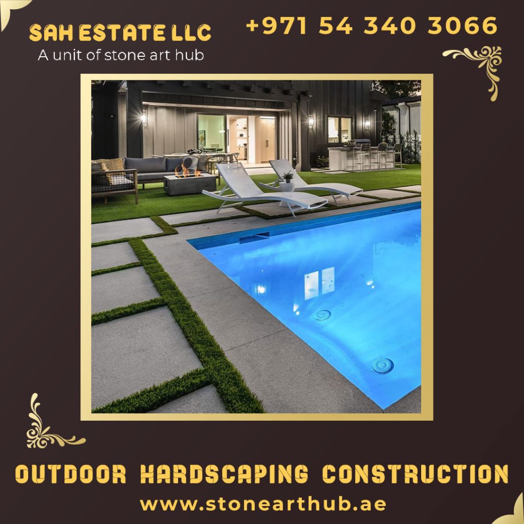 Outdoor Hardscaping Construction in Dubai