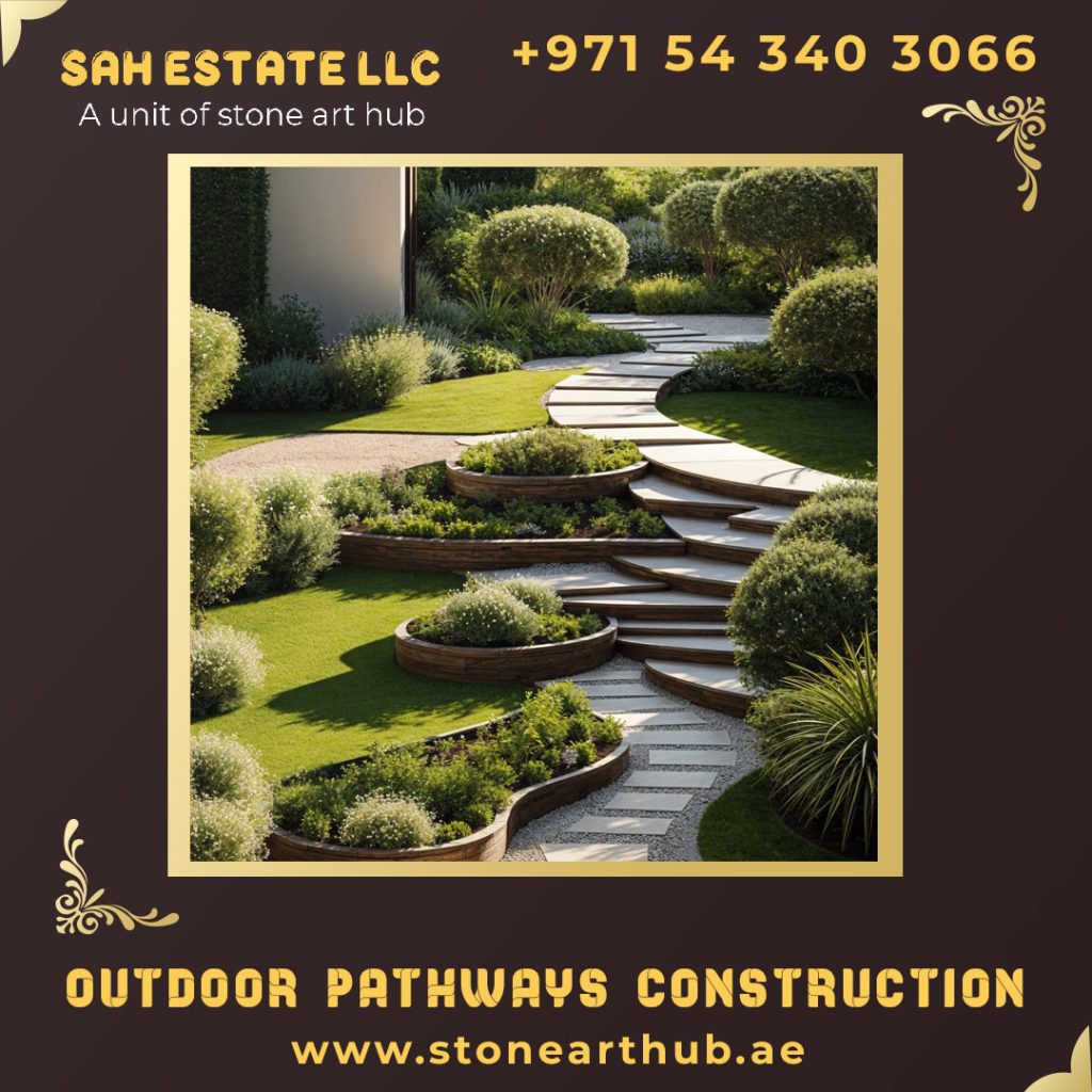 Outdoor Pathways Construction in Dubai