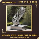 Outdoor Steel Sculpture in Dubai
