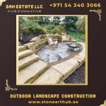 Outdoor Landscape Construction in Dubai