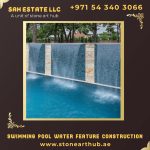 Swimming Pool Water Feature Construction in Dubai