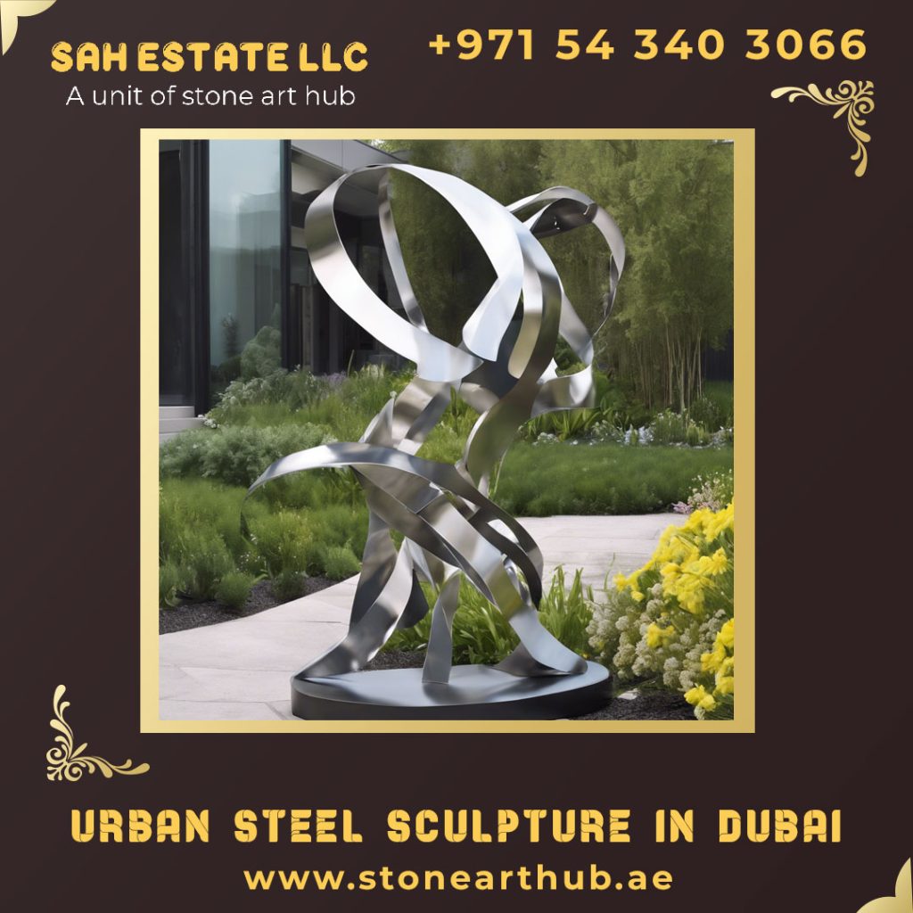 Urban Steel Sculpture in Dubai