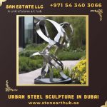 Urban Steel Sculpture in Dubai