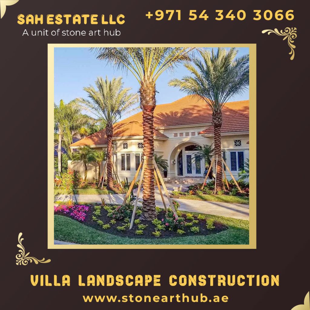 Villa Landscape Construction in Dubai