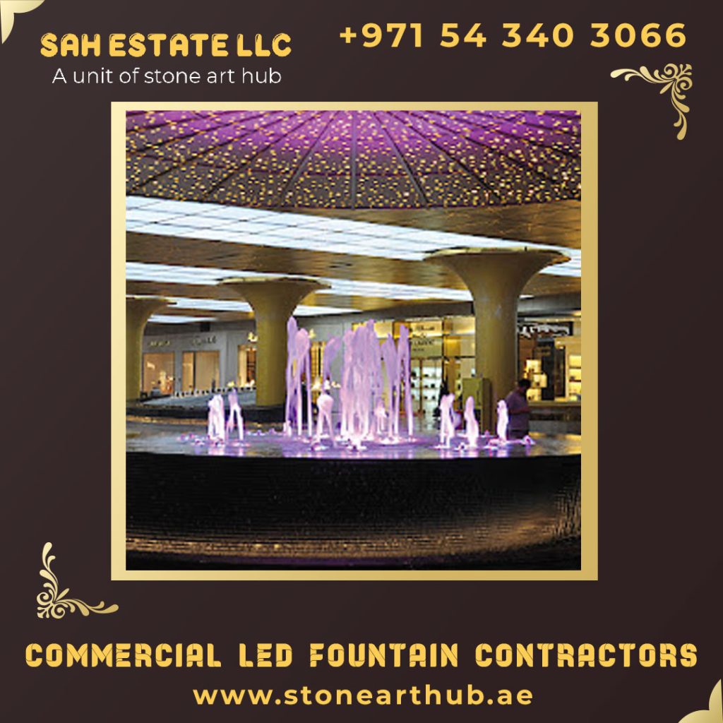 Commercial LED Fountain Contractors in Dubai