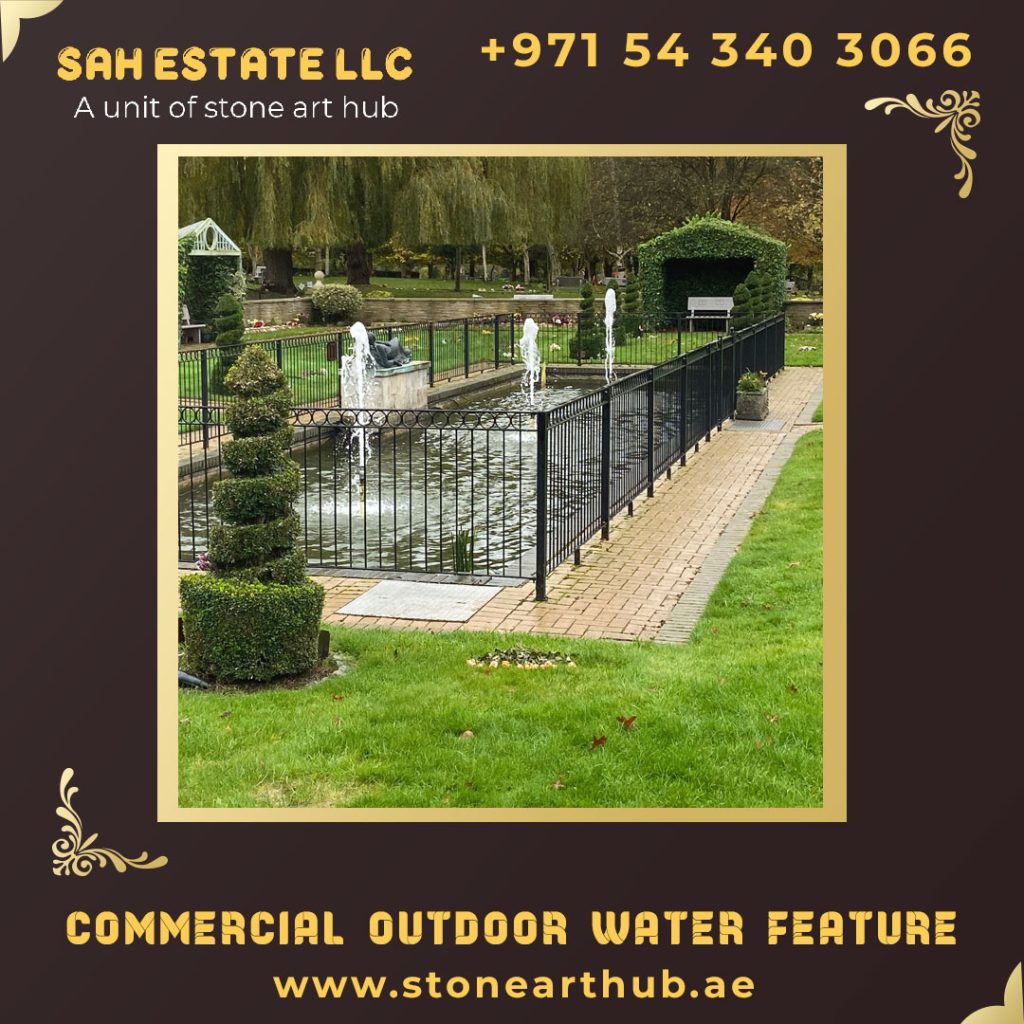 Commercial Outdoor Water Feature Contractors in Dubai