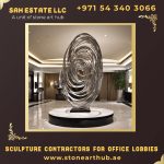 Commercial Sculpture Contractors For Office Lobbies in Dubai
