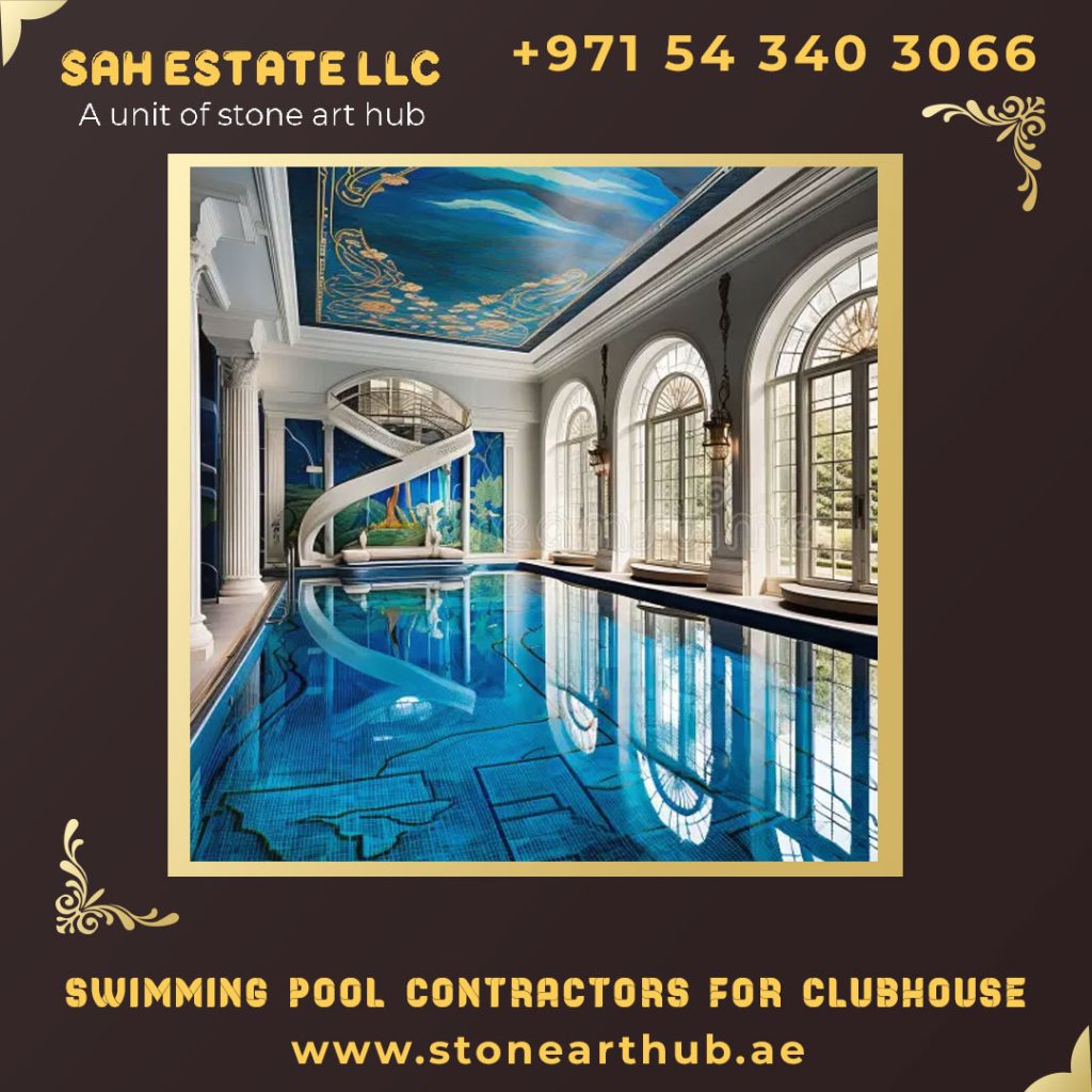 Commercial Swimming Pool Contractors For Clubhouse in Dubai