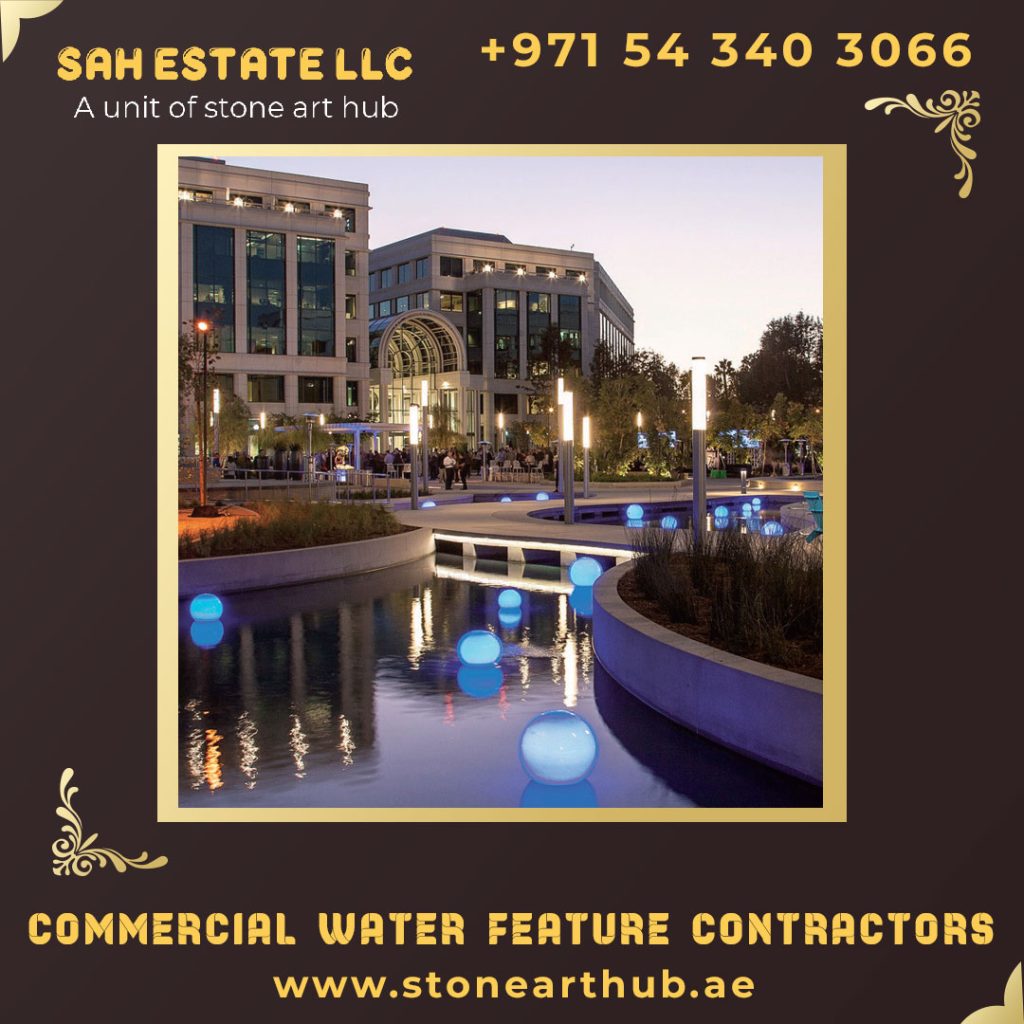 Commercial Water Feature Contractors in Dubai