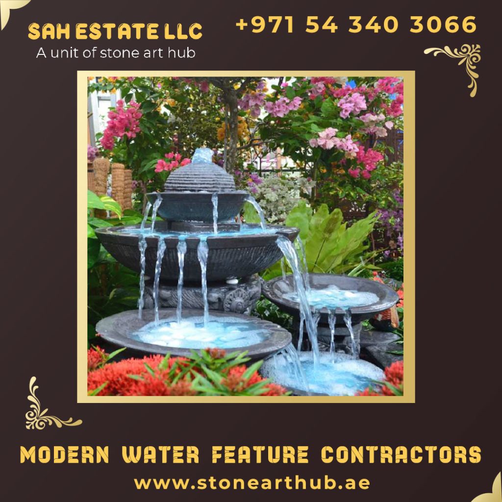 Modern Water Feature Contractors in Dubai