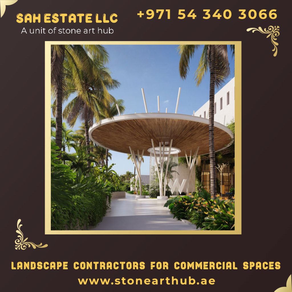 Outdoor Landscape Contractors for Commercial Spaces Dubai