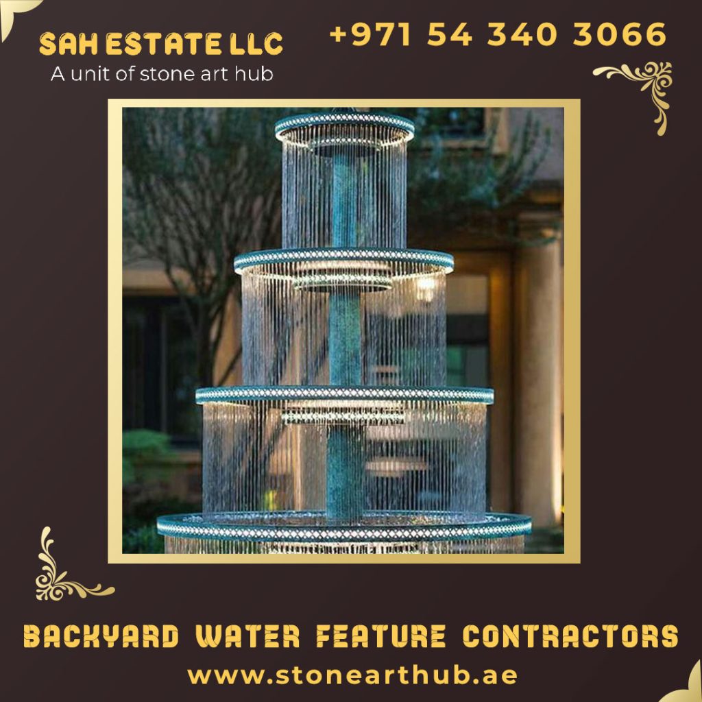 Residential Backyard Water Feature Contractors in Dubai