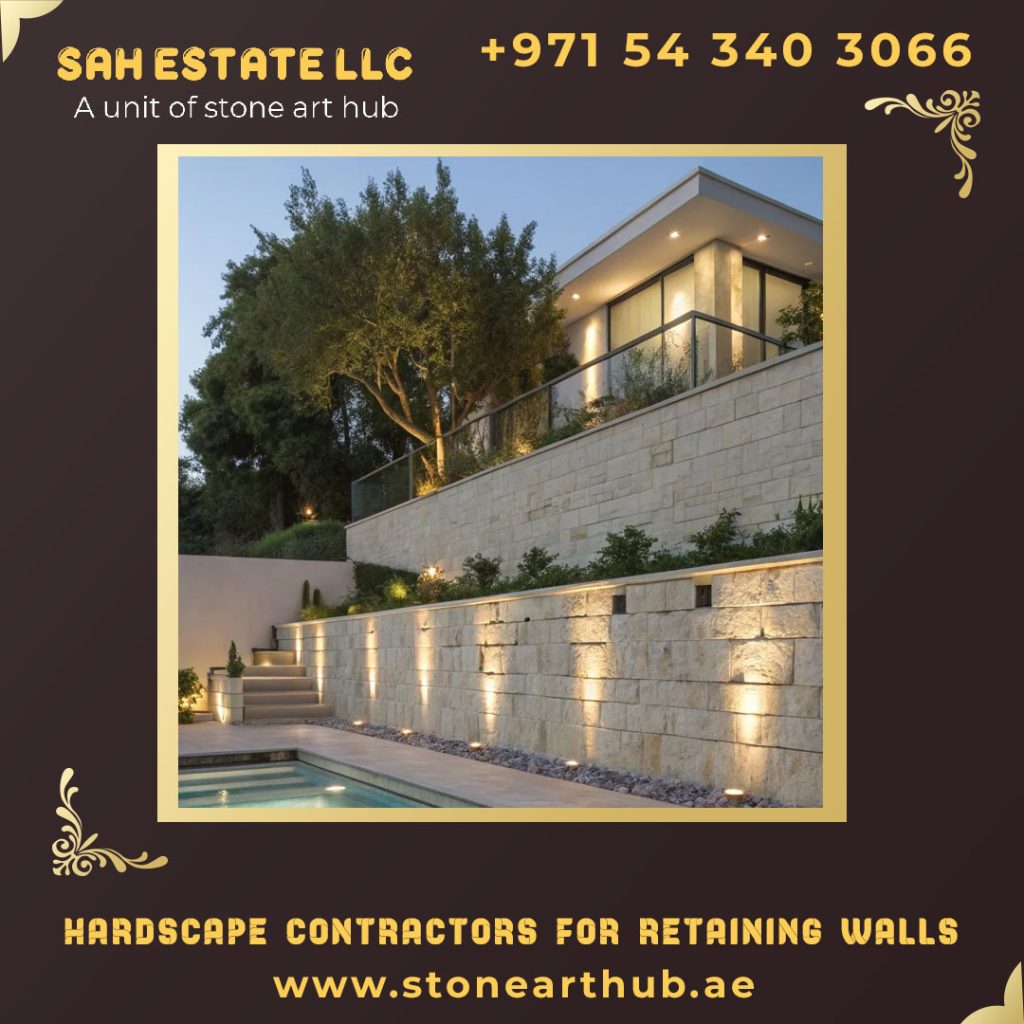 Residential Hardscape Contractors for Retaining Walls in Dubai