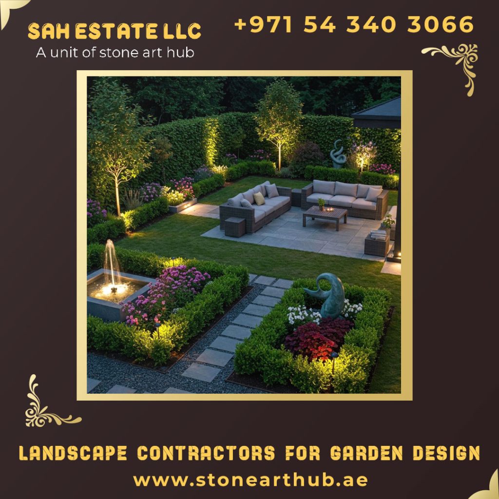 Residential Landscape Contractors for Garden Design in Dubai