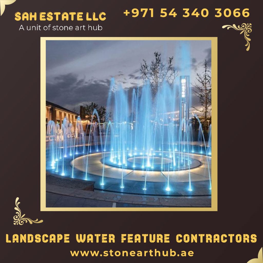 Residential Landscape Water Feature Contractors in Dubai