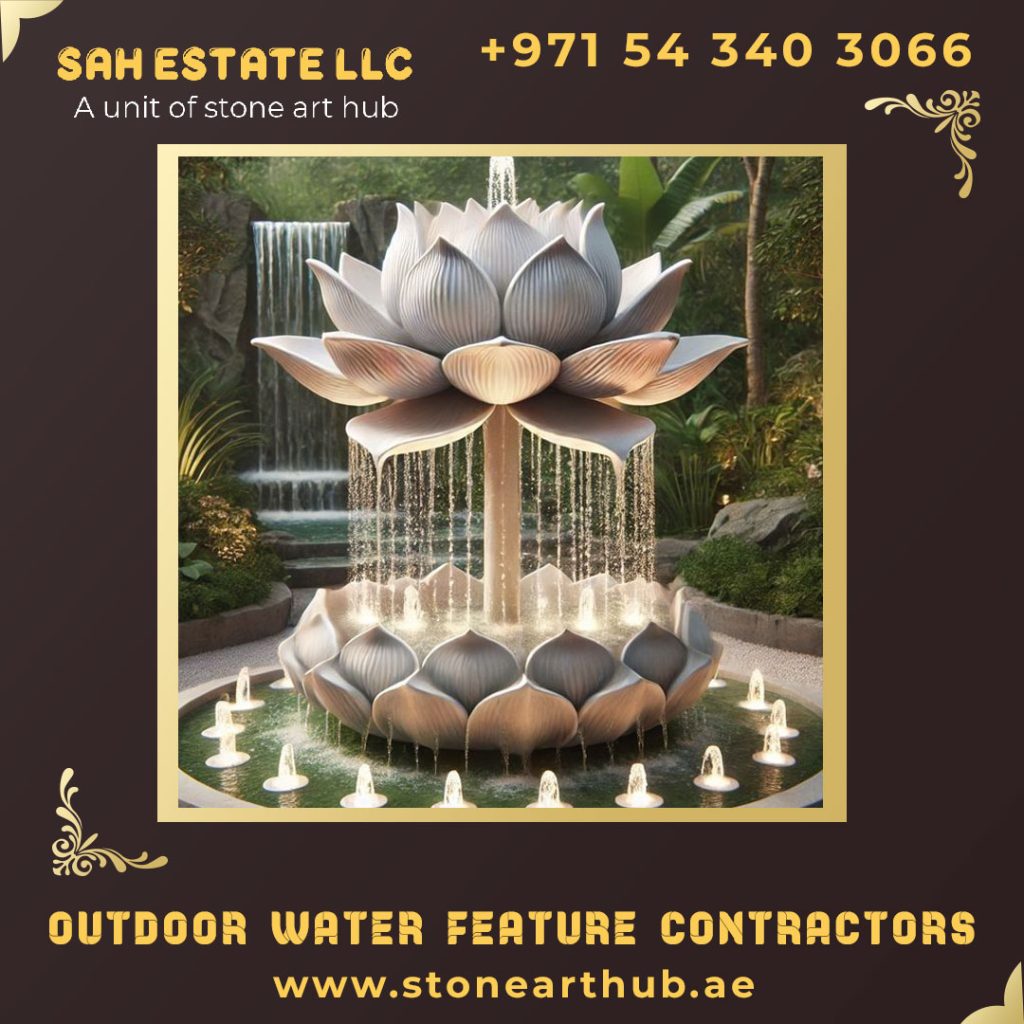 Residential Outdoor Water Feature Contractors in Dubai