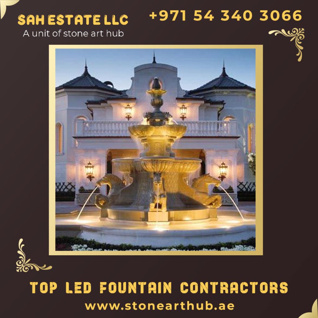 Top LED Fountain Contractors in Dubai