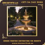 Garden Fountain Contractors in Dubai 6 Garden Fountain Contractors For Resorts in Dubai