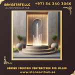 Garden Fountain Contractors in Dubai 8 Garden Fountain Contractors For Villas in Dubai