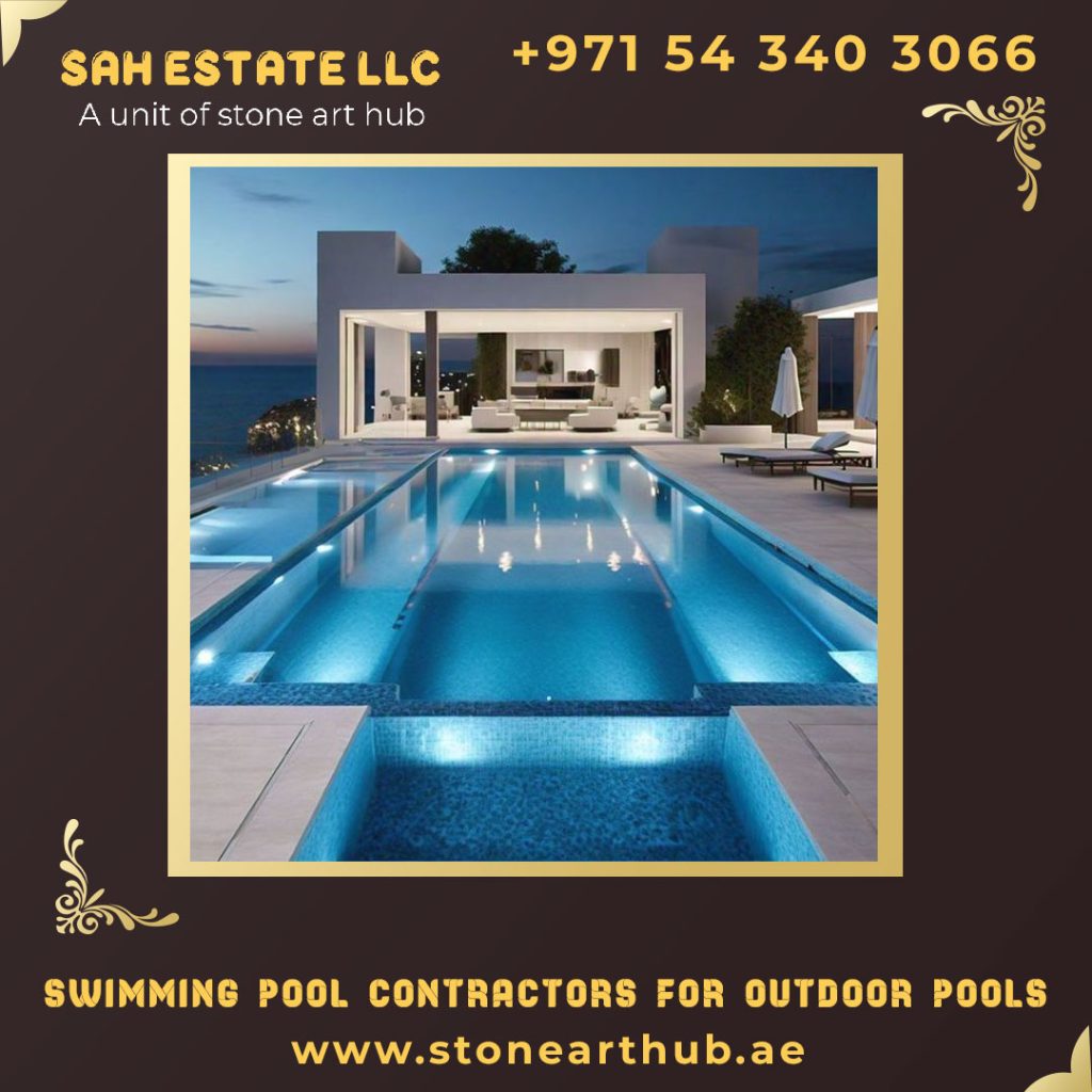 Luxury Swimming Pool Contractors For Outdoor Pools in Dubai