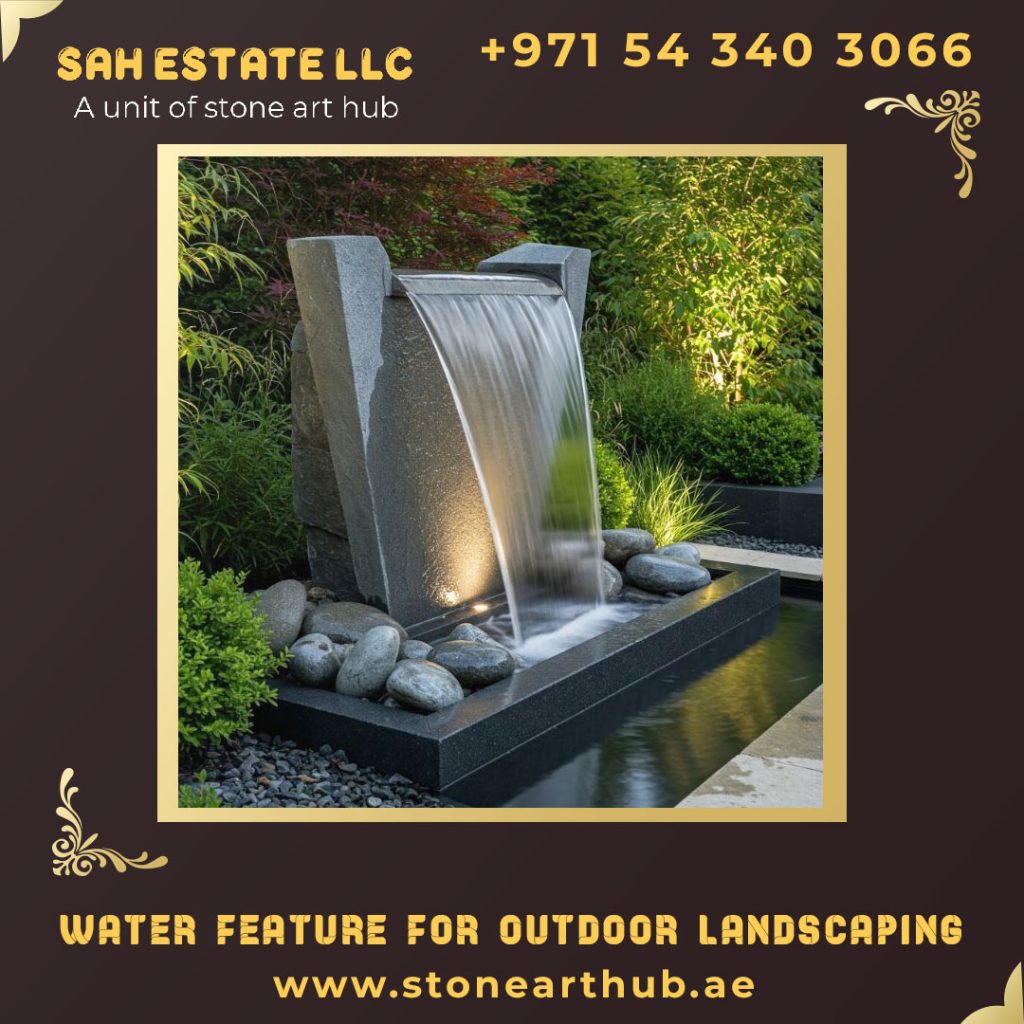 Luxury Water Feature Contractors For Outdoor Landscaping in Dubai