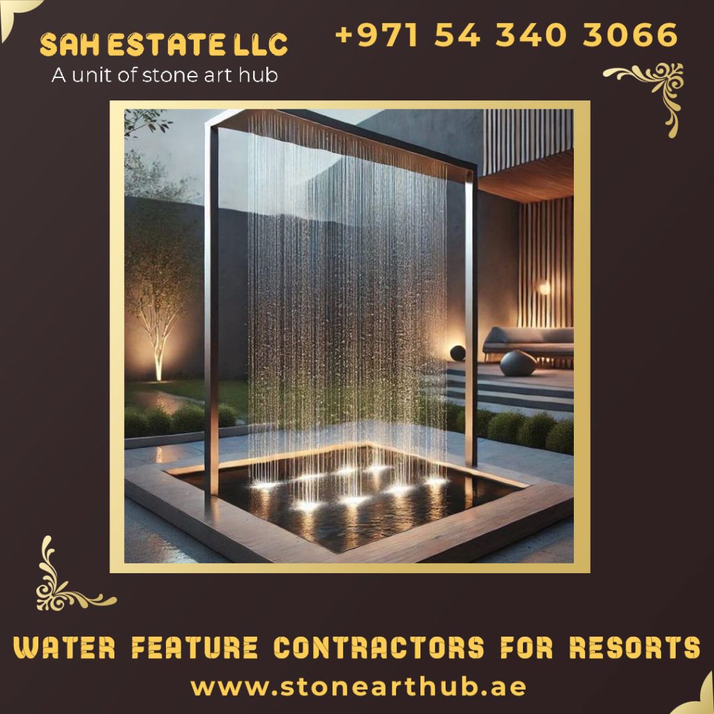 Luxury Water Feature Contractors For Resorts in Dubai