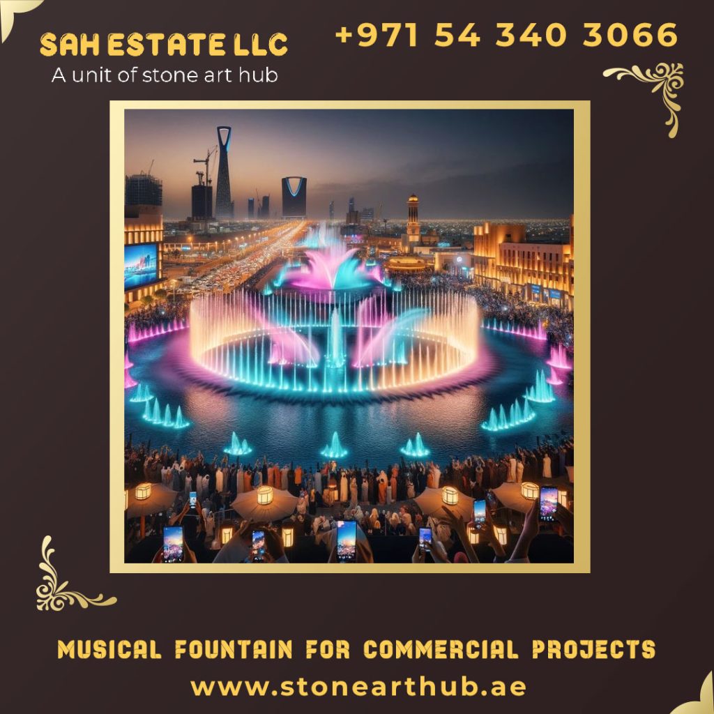 Musical Fountain Contractors For Commercial Projects in Dubai