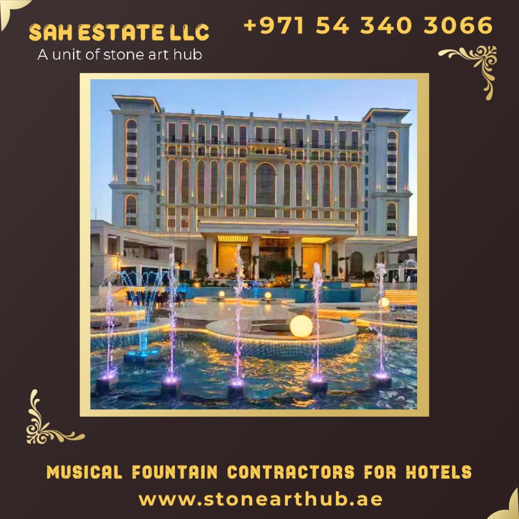 Musical Fountain Contractors For Hotels in Dubai