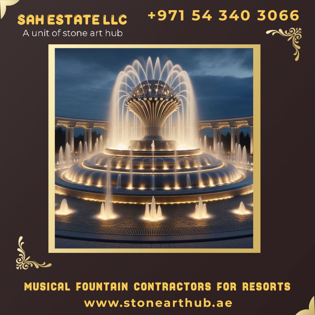 Musical Fountain Contractors For Resorts in Dubai
